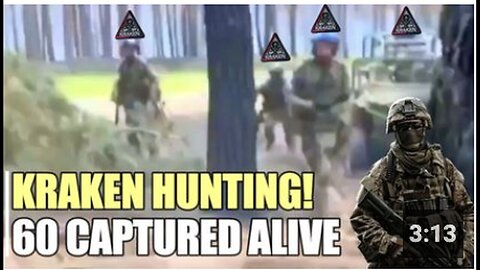 "Ukraine's Kraken Hunted by Russia, 60 Captured Alive"