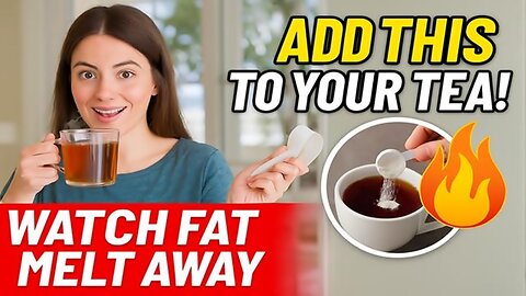 Drink This with Your Tea to Burn Fat Fast