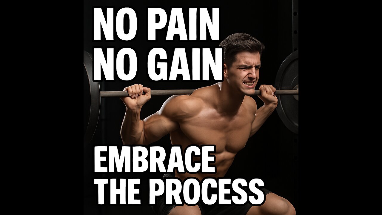 “No Pain No Gain – Embrace the Process 💪”