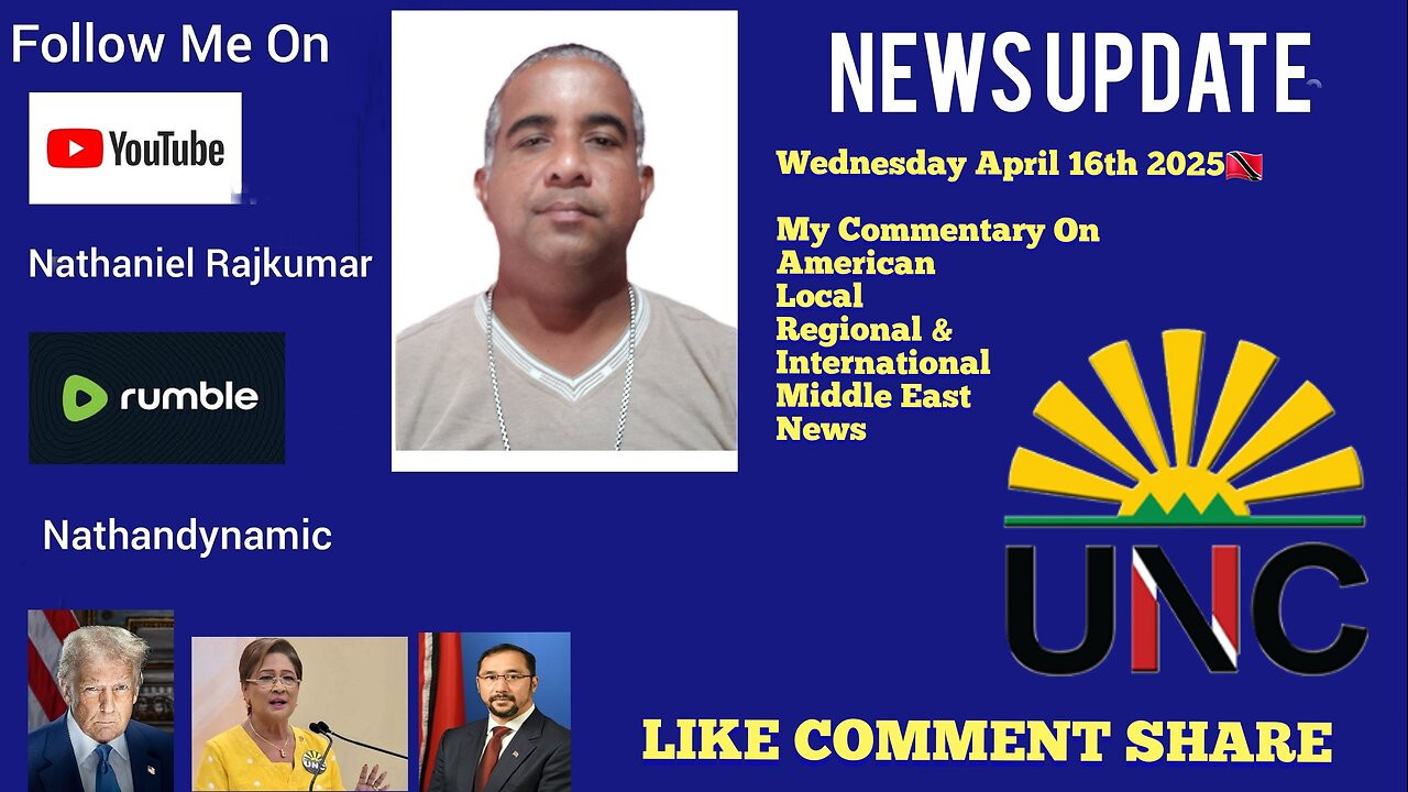 News Update Trinidad & Tobago Wednesday April 16th 2025 Part 2