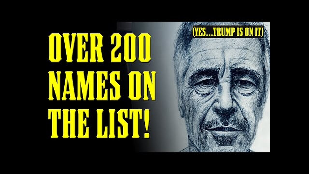 JEFFREY EPSTEIN LIST DROPPED & YOU WILL NOT BELIEVE WHO IS ON IT!!!