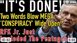 "It's Done!" 2 Words Blow MEGA Conspiracy Wide Open! RFK Jr & Trump Just Imploded Pentagon 4-30-25