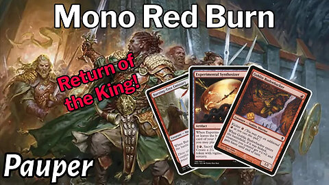The BEST burn deck in Pauper! | Mono Red Burn | MTGO