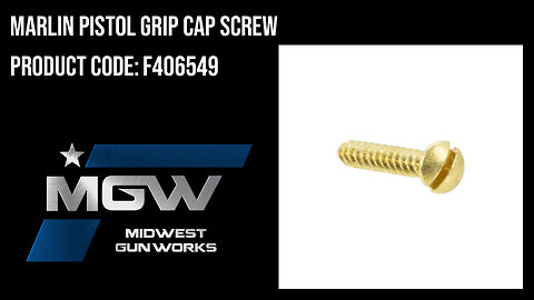 Marlin Pistol Grip Cap Screw - F406549