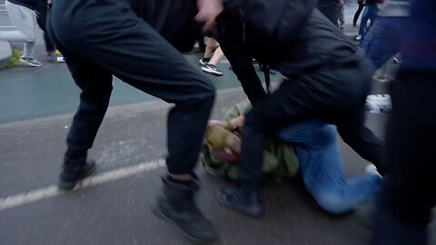 Victorian NSN show Antifa what it means to fuck around and find out.