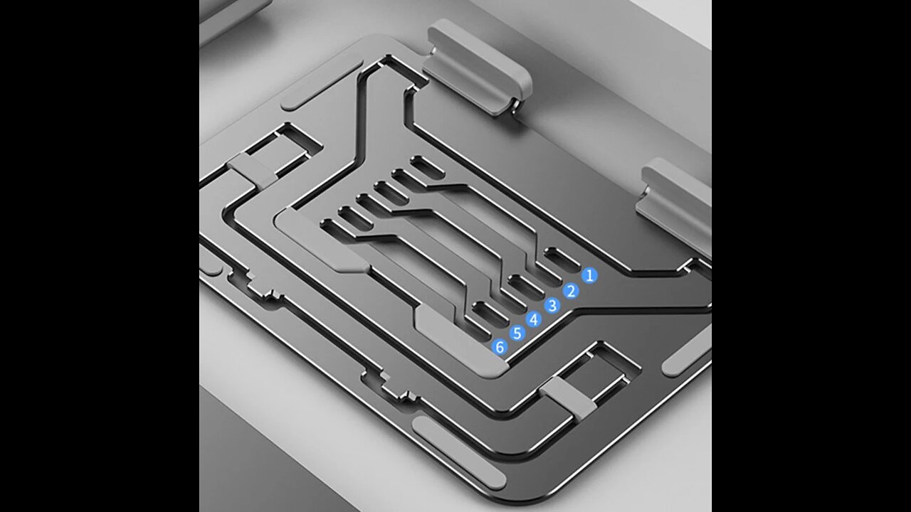 Portable Foldable Tablet Holder with 6 Adjustable Angles, for Your Home and Office