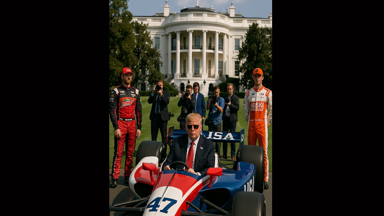 Trump Honors American Speed: NASCAR, INDY & IMSA Champions Join POTUS in White House Photo Op