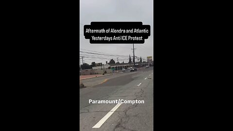 Aftermath of yesterday Anti-ICE Protest