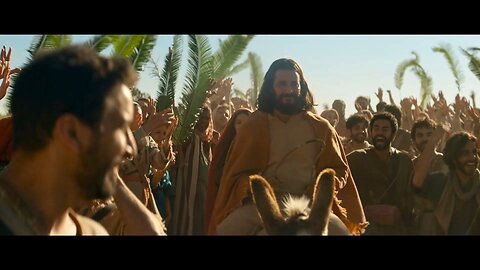 The Chosen Jesus Arrives At Jerusalem Riding A Donkey Matthew 21:8-11