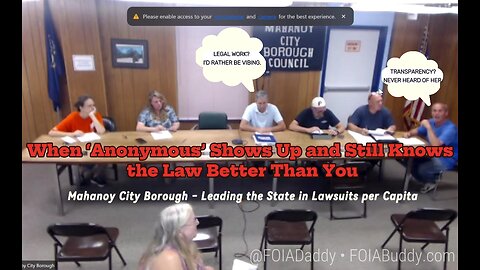 Mahanoy City Borough: Where Transparency Goes to Die