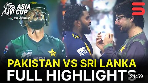 Super 4 – Match 15 | Pakistan vs Sri Lanka | DP World Asia Cup 2025 | ZF1U