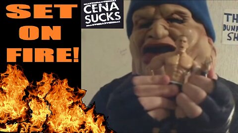 John Cena Action Figure Set On Fire! (BDF)