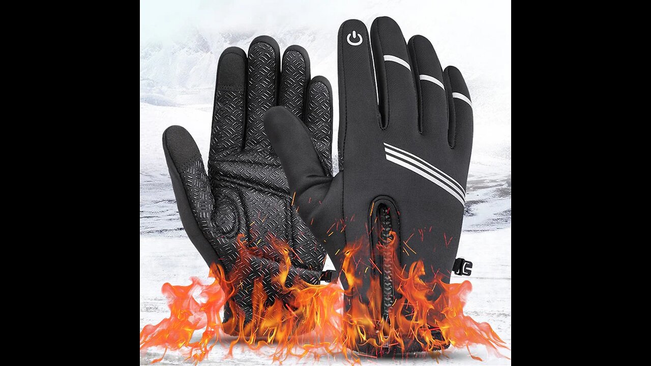 Windproof & Winter Gloves Touchscreen For Walking, Cycling, Ridding, Running And Driving