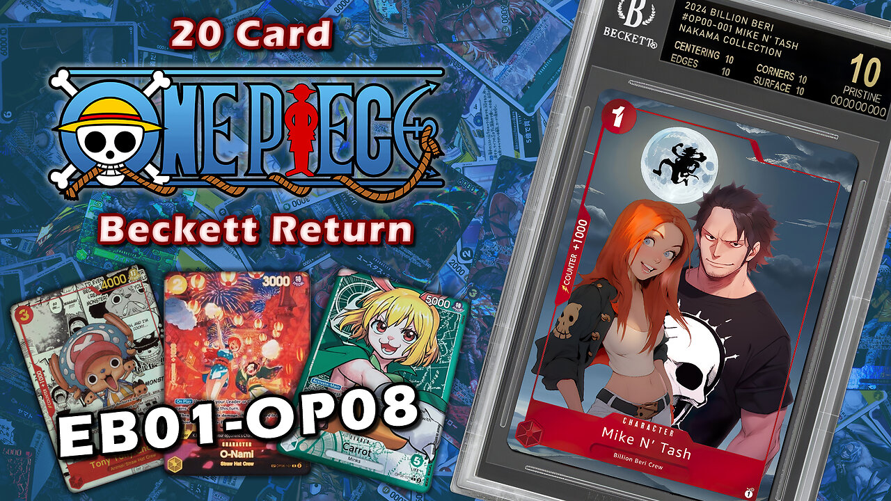 20 Card Beckett Grading Return - EB01-OP08 | LABOOOOOONN! | Showcase & Analysis | One Piece TCG