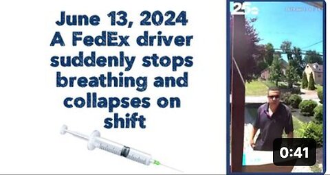 "June 13, 2024: On-Shift FedEx Driver Unexpectedly Collapses, Stops Breathing"