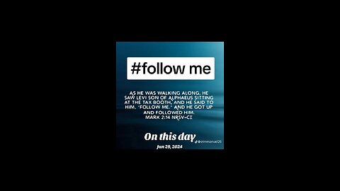 follow me #bible verse