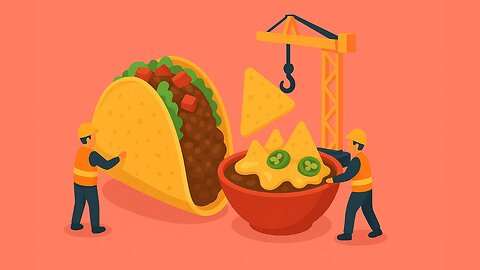 Tiny Crew builds GIANT MEXICAN TACOS – stunning realism!