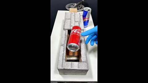 Ultimate ASMR Red Bull vs Coke Can Crunch