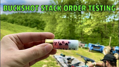 How Does Stack Order Effect Buckshot Patterns?