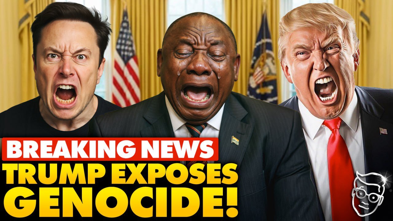 SHOCK: Trump FORCES South African President To Watch White Genocide Video in Oval Office, Then...