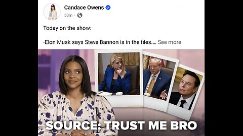 Candace ~ Trump Shuts Down Epstein Questions. Elon Musk Names Names