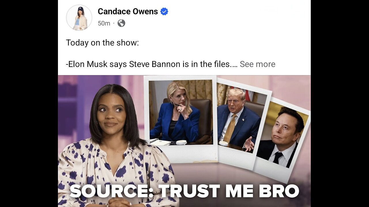 Candace ~ Trump Shuts Down Epstein Questions. Elon Musk Names Names
