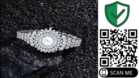 IN JEWELIFE Luxury Jewelry Watch for Women ⌚ Shiny Zircon Water Resistant - 19 cm Length ✨