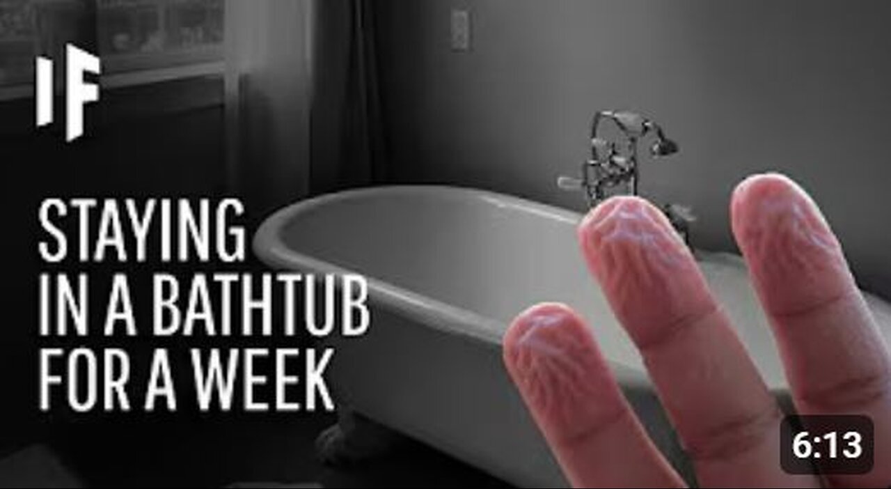 What Happens If You Don’t Leave the Bathtub for a Week? | The Weird Effects on Your Body!