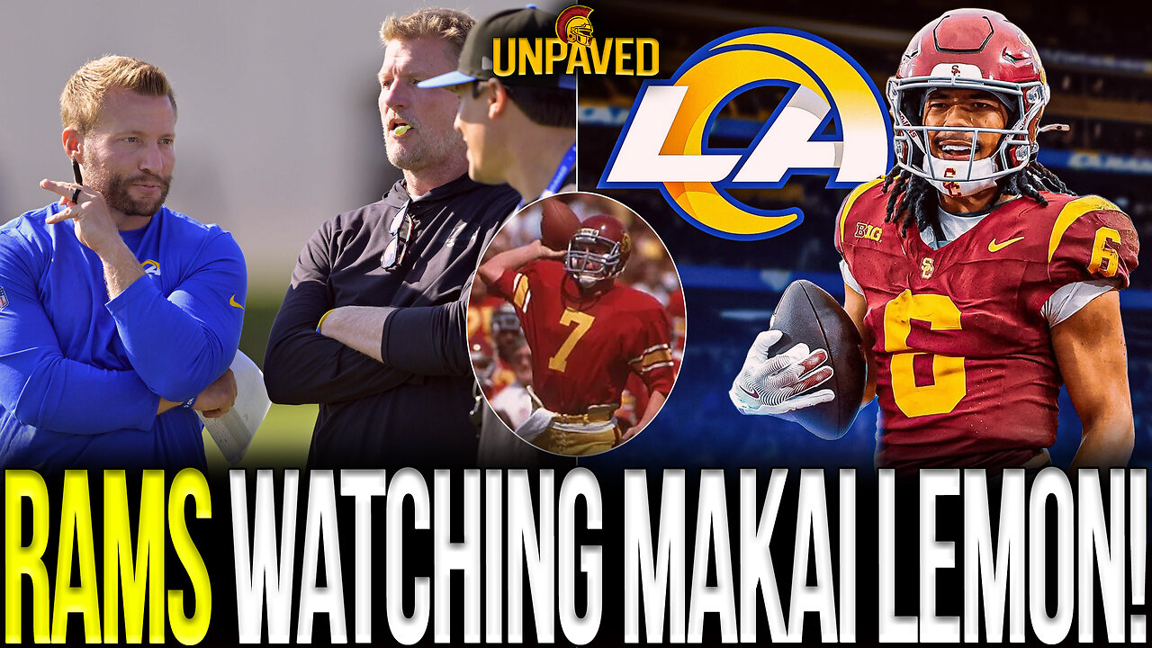 Sean McVay & Rams Watching Makai Lemon! | UNPAVED
