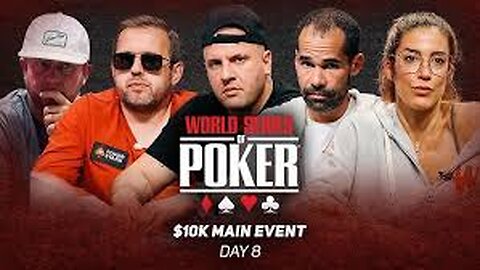$10,000 Main Event | Day 8 part 2 | WSOP 2025 - FULL LIVE STREAMING ONLY IN ITALIAN LANGUAGE