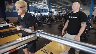 N3on Struggles to Lift a Bar as Colby Covington Watches in Disbelief
