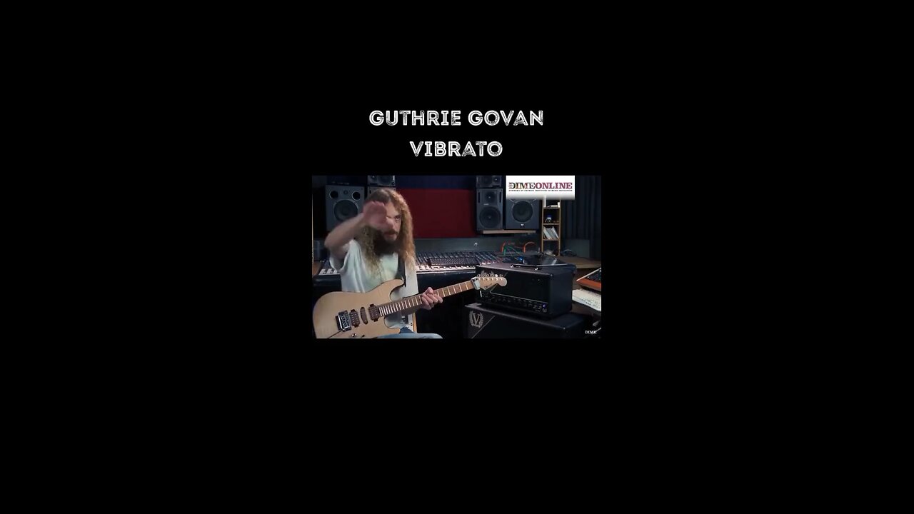 Guthrie Govan is a vibrato master