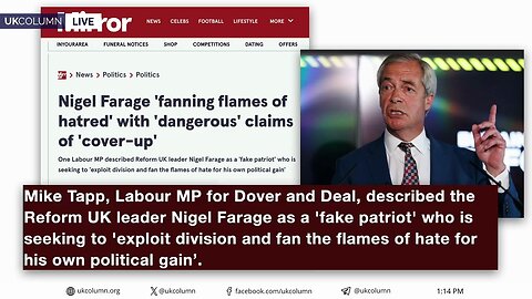 Fanning the Flames: Whipping Up Anger With Migration to Sell Digital ID | UK Column News
