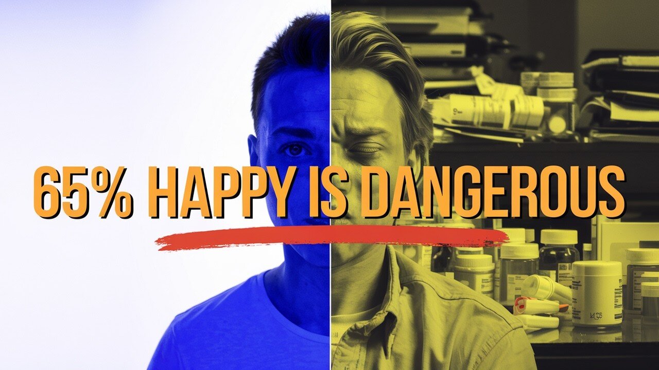65% Happy Is More Dangerous Than Rock Bottom