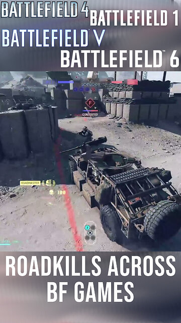 roadkills across Battlefield games