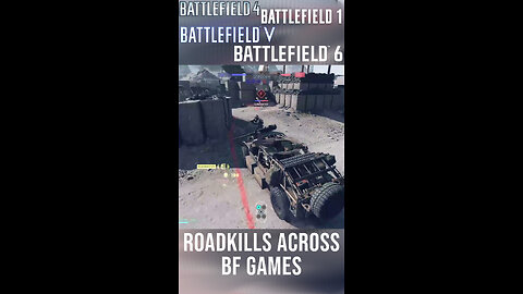 roadkills across Battlefield games