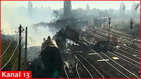 Ukraine does not stop： It disabled trains in southern Russia, paralyzing traffic