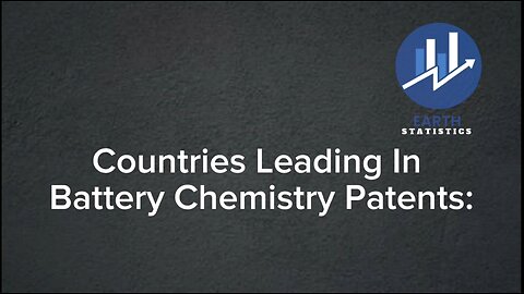 Countries Leading In Battery Chemistry Patents