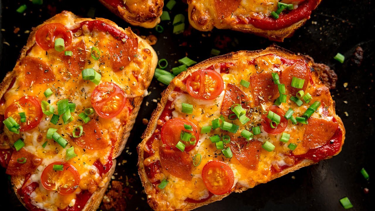 Cheese On Toast Just Got a Pizza Upgrade! - Kitchen Sanctuary