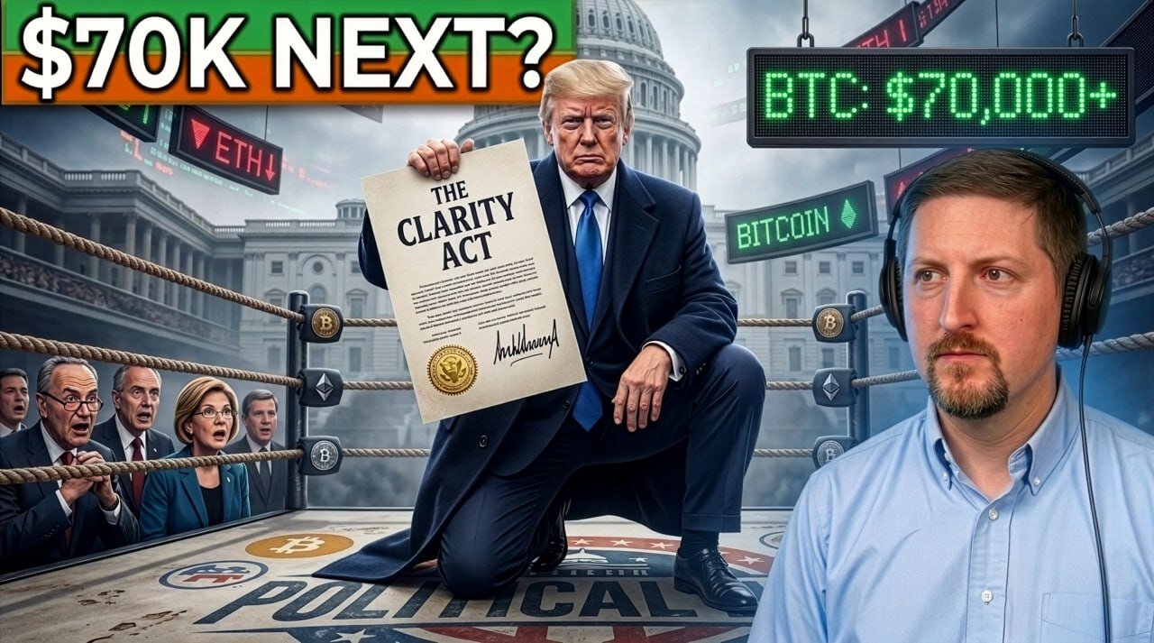 Bitcoin & Crypto Jump As Washington Revived The CLARITY Act + $66,000 BTC & $1,900 ETH - Ep.#979