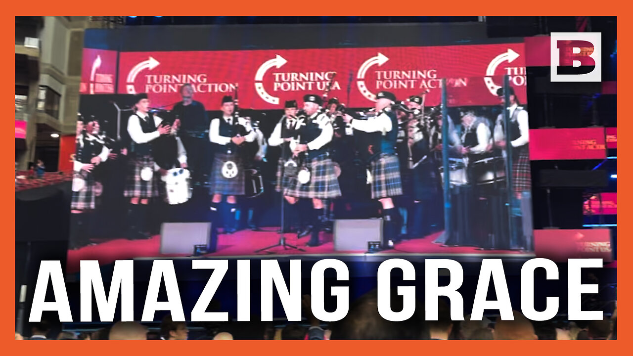 Amazing Grace: Crowd Erupts After Bagpipe Tribute to Charlie Kirk