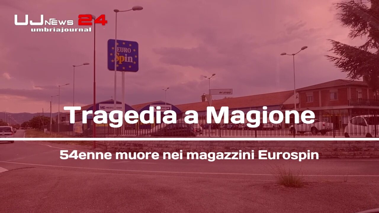 Tragedia a Magione 54enne muore nei magazzini Eurospin