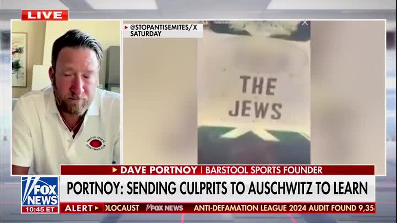 Dave Portnoy on Anti-Semitic Sign at His Bar: The Best Option to Me Was Send the Culprits on a Paid Visit to Auschwitz