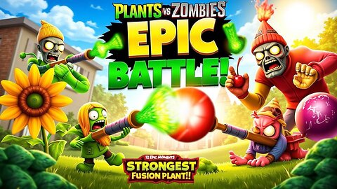 Strongest Fusion Plant 12 Plants Vs. Zombies PvZ moments