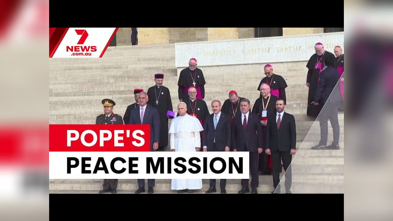 Pope Leo's first foreign trip promotes peace 7NEW