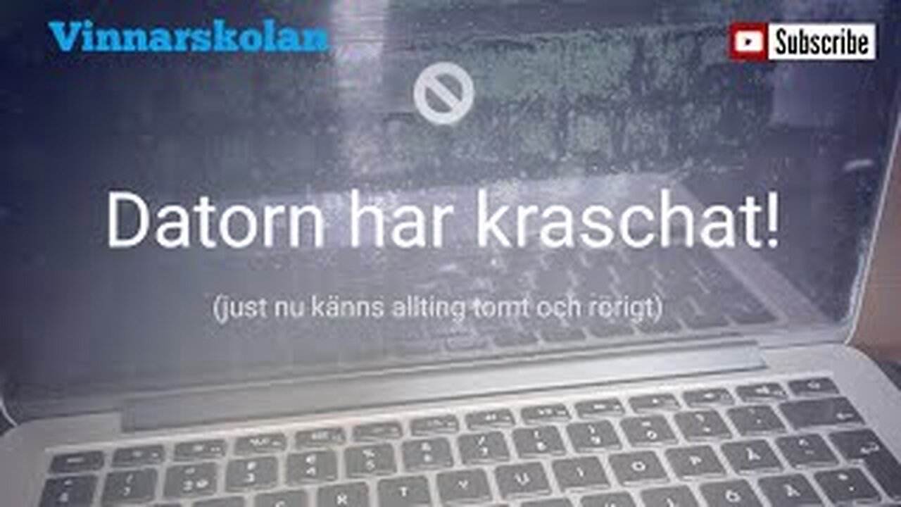 Tillbaka till stenåldern- datorn sade upp sig 💻☠️