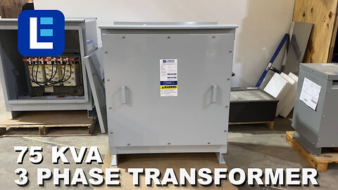 75 kVA 3PH DOE Transformer, 208V Delta Primary, 480Y/277 Wye-N Secondary, N4, Ventilated, 60 Hz