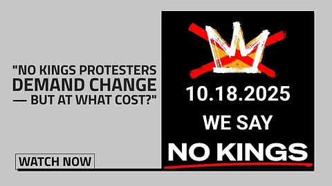 NO KINGS MOVEMENT NATIONWIDE ACTIONS FOR 10.18.25| MY THOUGHTS ABOUT IT..