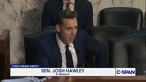 Sen Josh Hawley: Big Tech Owns The Senate and It Needs To End