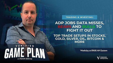 Major Trade Levels And Setups After ADP Jobs Misses Estimates